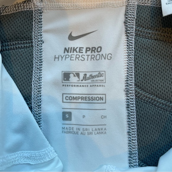 Nike Pro Hyperstrong Men's White Compression Baseball Shorts Size Small - Picture 4 of 4